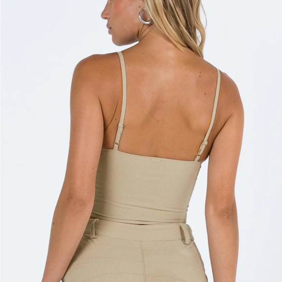 Princess Polly DESTINY TOP TAUPE - Picture 3 of 6